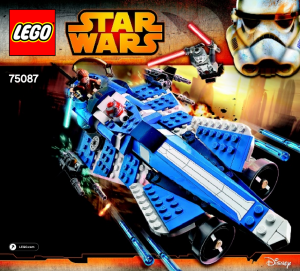 75087 Anakin's Custom Jedi Starfighter (Джедайский истребитель Энакина)