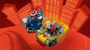 76065 Mighty Micros: Captain America vs. Red Skull (Капитан Америка против Красного Черепа)