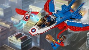 76076 Captain America Jet Pursuit (Воздушная погоня Капитана Америка)
