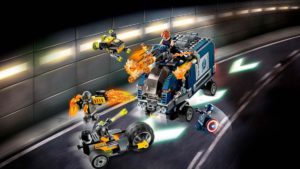 76143 Avengers Truck Take-down (Мстители: Нападение на грузовик)