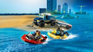 60272 Police Boat Transport (Полицейская лодка)