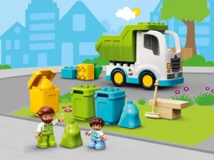 10945 Garbage Truck and Recycling (Мусоровоз и контейнеры для раздельного сбора мусора)