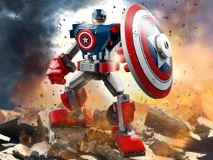 76168 Captain America Mech Armor (Капитан Америка: Робот)
