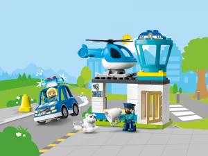 10959 Police Station & Helicopter (Полицейский участок и вертолёт)