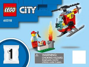 60318 Fire Helicopter (Пожарный вертолёт)