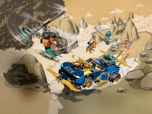 71776 Jay and Nya's Race Car EVO (Гоночный автомобиль ЭВО Джея и Нии)