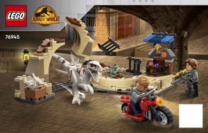 76945 Atrociraptor Dinosaur: Bike Chase (Атроцираптор: погоня на мотоцикле)