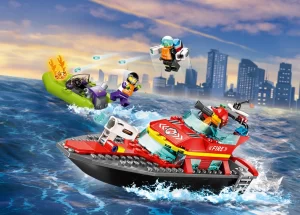 60373 Fire Rescue Boat (Спасательный пожарный катер)