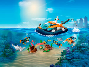 60377 Explorer Diving Boat (Исследовательская водолазная лодка)