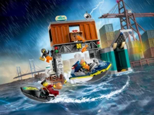 60417 Police Speedboat and Crooks' Hideout (Полицейский катер и убежище преступников)