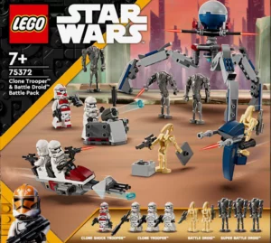 75372 Clone Trooper & Battle Droid Battle Pack (Клоны-пехотинцы и Боевой дроид Боевой набор)