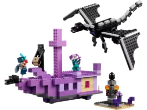 21264 The Ender Dragon and End Ship (Дракон и корабль Эндера)