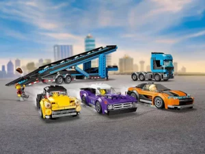 60408 Car Transporter Truck with Sports Cars (Грузовик-автовоз со спортивными автомобилями)
