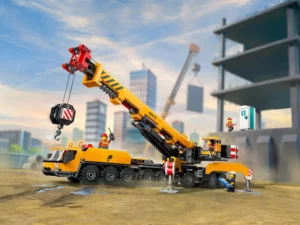 60409 Yellow Mobile Construction Crane (Желтый передвижной строительный кран)