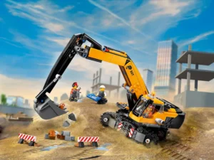 60420 Yellow Construction Excavator (Желтый строительный экскаватор)