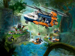 60437 Jungle Explorer Helicopter at Base Camp (Исследователь джунглей: вертолет в базовом лагере)