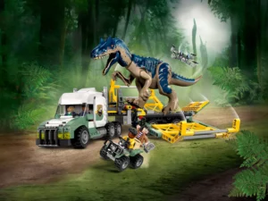 76966 Dinosaur Missions: Allosaurus Transport Truck (Миссии динозавров: Транспортный грузовик Аллозавра)