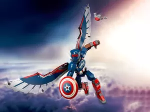 76296 New Captain America Construction Figure (Фигурка Капитана Америки: Сэм Уилсон)