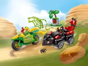 11198 Spin and Electro Dinosaur Vehicle Chase (Дино-гонщики Спин и Электро)