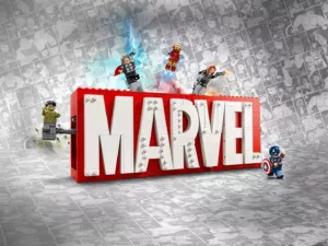 76313 MARVEL Logo & Minifigures (Логотип и минифигурки MARVEL)